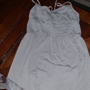 gray sun dress